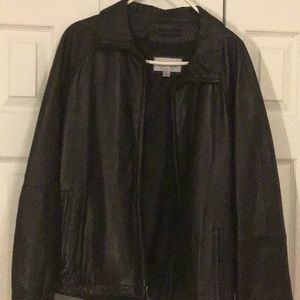 Black leather Wilson jacket